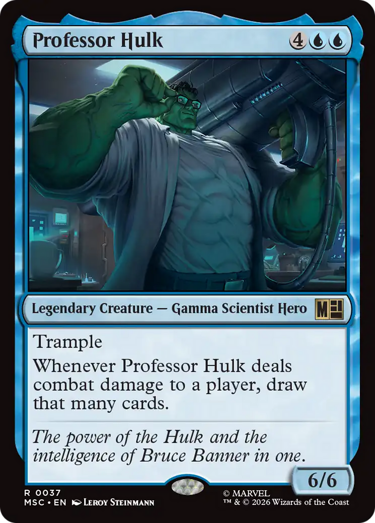 Professor Hulk [Marvel Super Heroes Commander] | Boutique FDB TCG