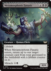 Metamorphosis Fanatic (Extended Art) [Duskmourn: House of Horror Commander] | Boutique FDB TCG