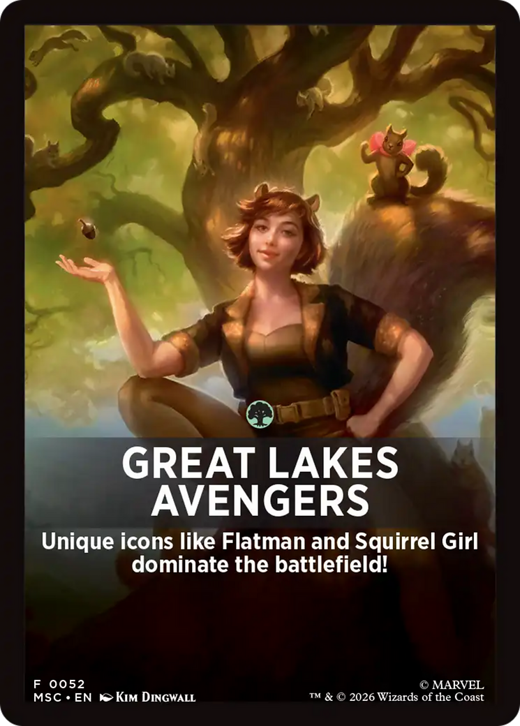 Great Lakes Avengers Theme Card [Marvel Super Heroes Commander] | Boutique FDB TCG
