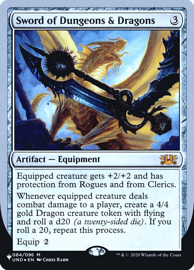 Sword of Dungeons & Dragons (Unfinity Foil Edition) [The List] | Boutique FDB TCG