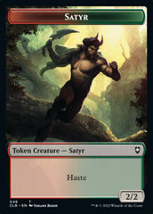 Satyr // Beast Double-Sided Token [Commander Legends: Battle for Baldur's Gate Tokens] | Boutique FDB TCG