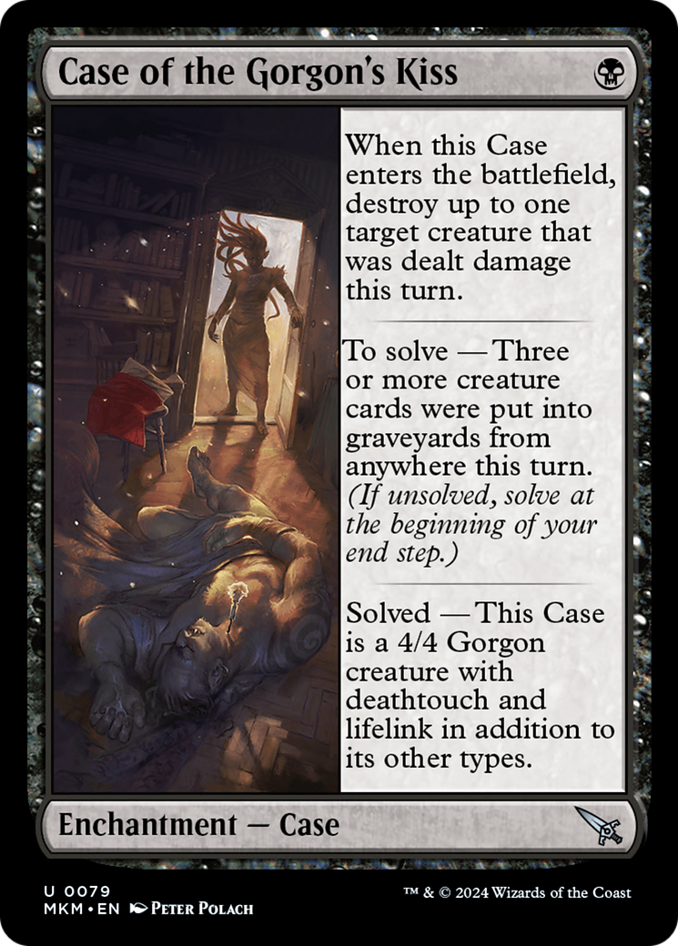 Case of the Gorgon's Kiss (Red) [Murders at Karlov Manor] | Boutique FDB TCG