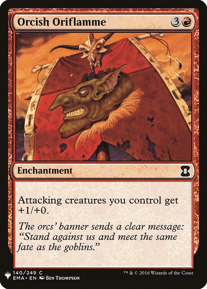 Orcish Oriflamme [Mystery Booster] | Boutique FDB TCG