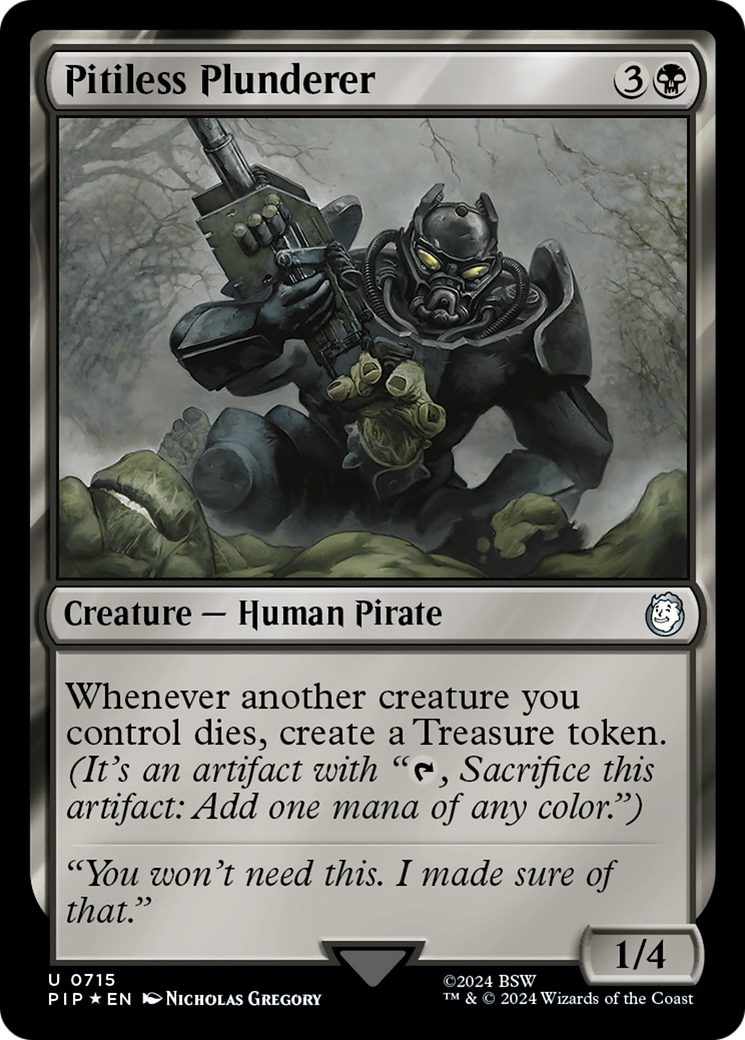 Pitiless Plunderer (Surge Foil) [Fallout] | Boutique FDB TCG