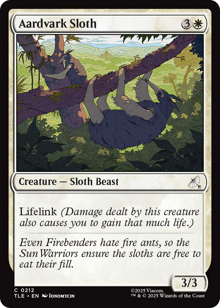 Aardvark Sloth [Avatar: The Last Airbender: Eternal-Legal] | Boutique FDB TCG
