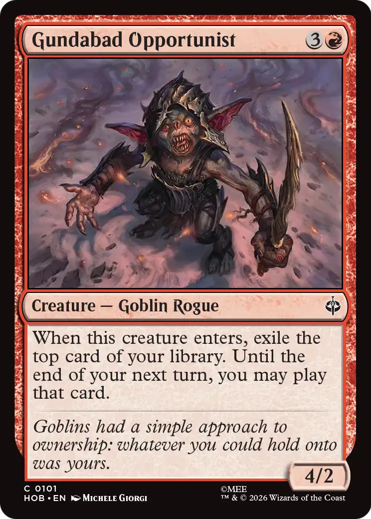 Gundabad Opportunist [The Hobbit] | Boutique FDB TCG