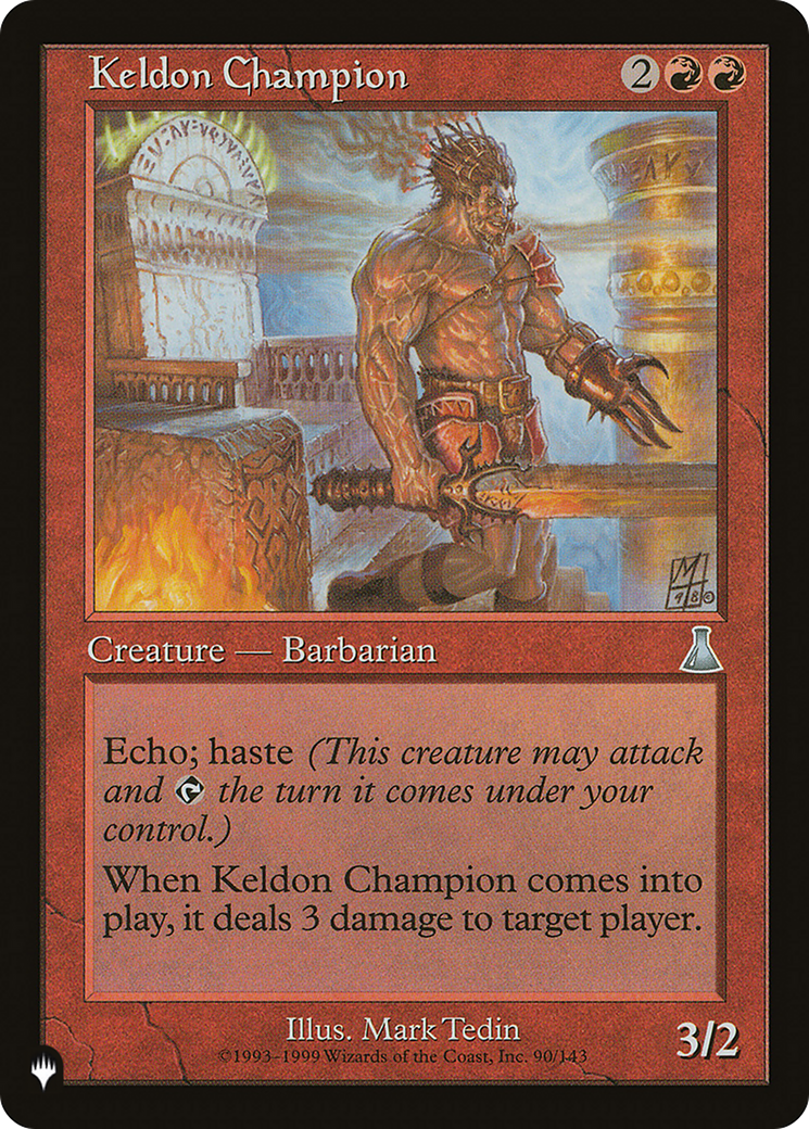 Keldon Champion [The List Reprints] | Boutique FDB TCG