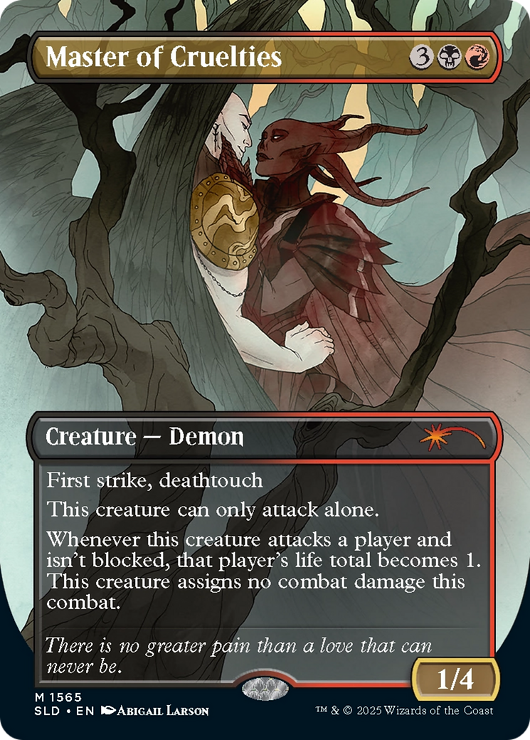 Master of Cruelties (Rainbow Foil) [Secret Lair Drop Series] | Boutique FDB TCG