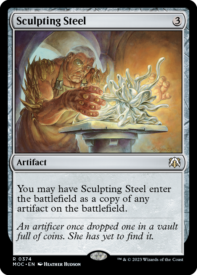 Sculpting Steel [March of the Machine Commander] | Boutique FDB TCG