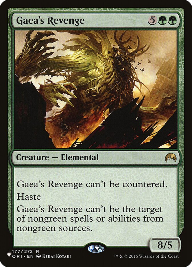 Gaea's Revenge [The List] | Boutique FDB TCG