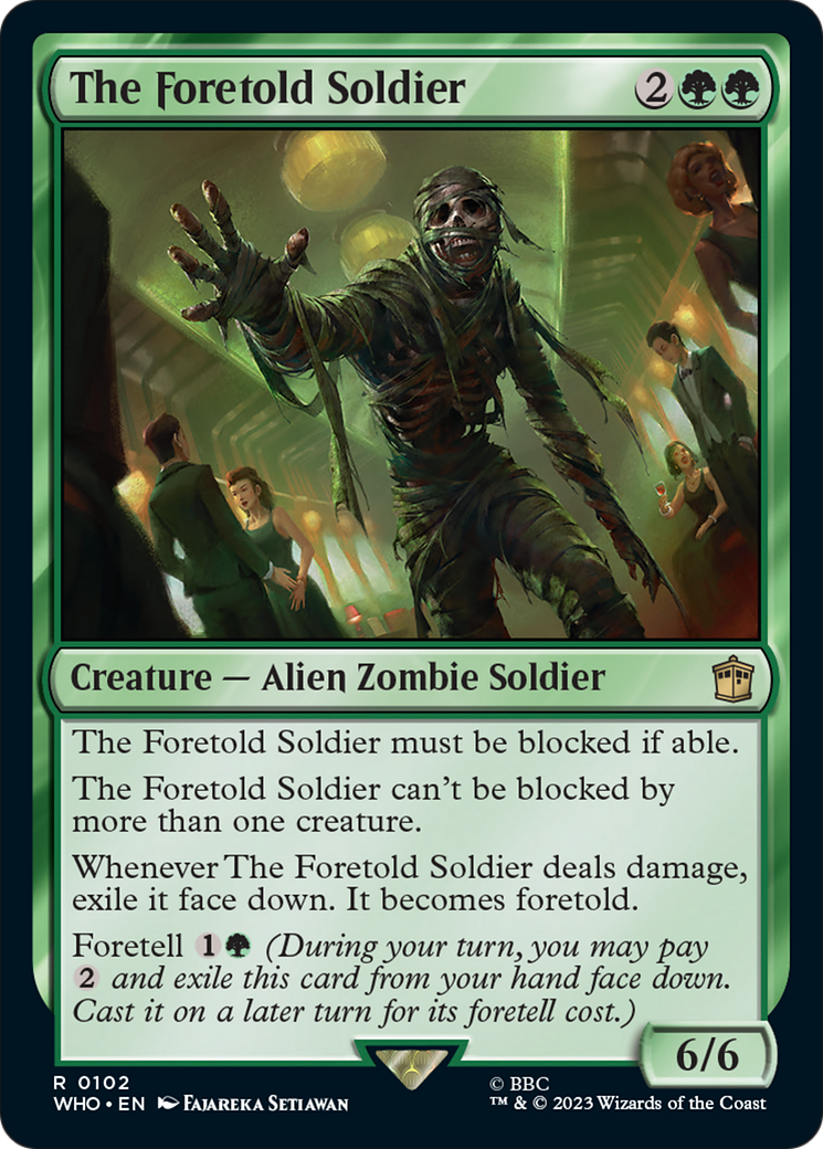 The Foretold Soldier [Doctor Who] | Boutique FDB TCG