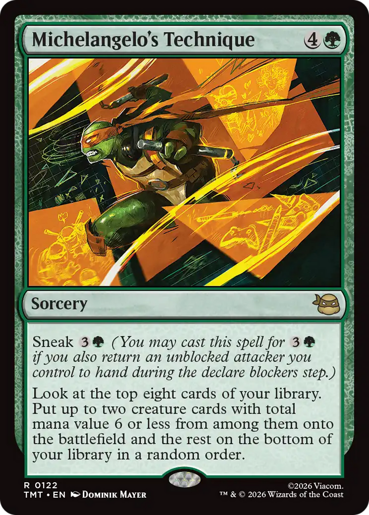 Michelangelo's Technique [Teenage Mutant Ninja Turtles] | Boutique FDB TCG