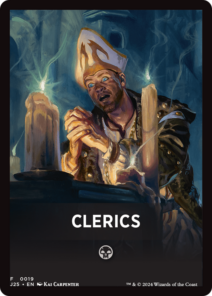 Clerics Theme Card [Foundations Jumpstart Front Cards] | Boutique FDB TCG