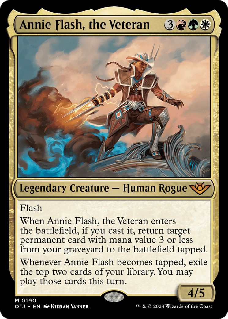 Annie Flash, the Veteran [Outlaws of Thunder Junction] | Boutique FDB TCG