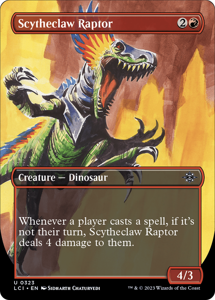 Scytheclaw Raptor (Borderless) [The Lost Caverns of Ixalan] | Boutique FDB TCG