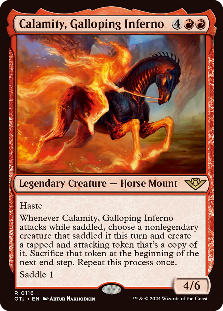 Calamity, Galloping Inferno [Outlaws of Thunder Junction] | Boutique FDB TCG