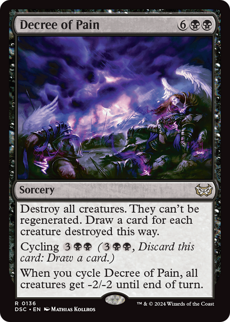 Decree of Pain [Duskmourn: House of Horror Commander] | Boutique FDB TCG