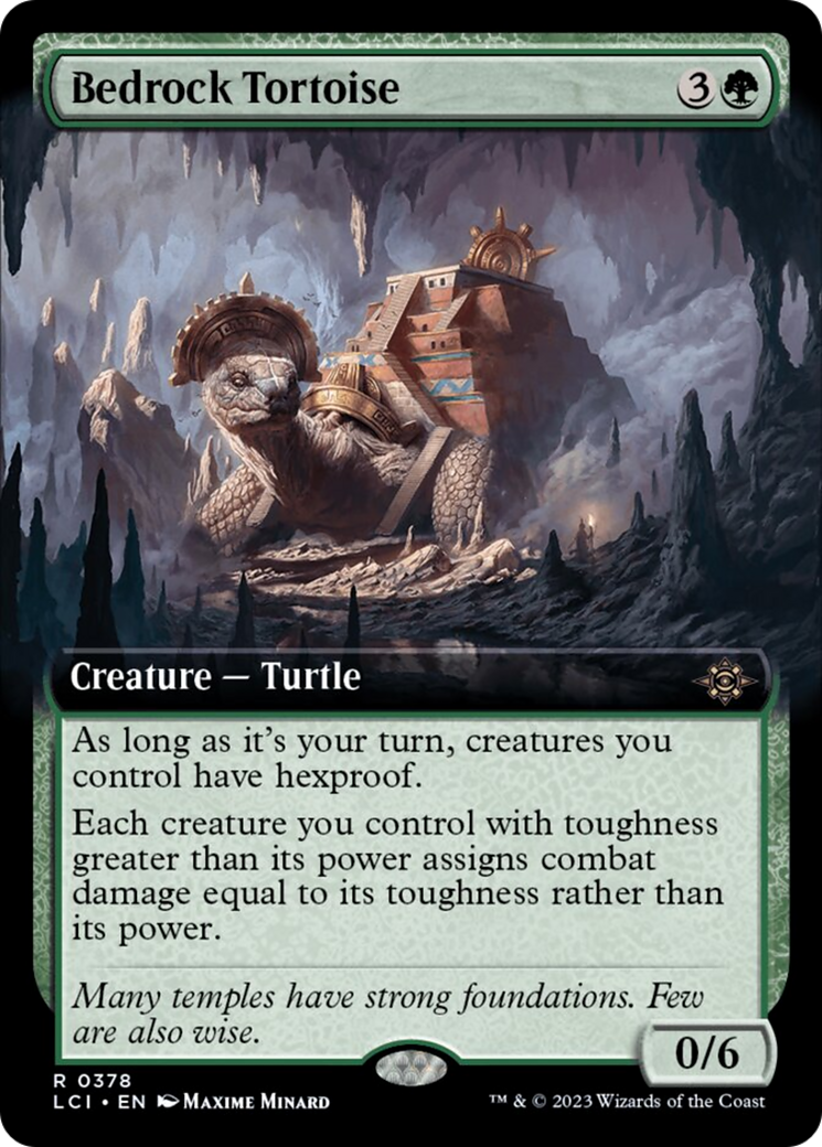 Bedrock Tortoise (Extended Art) [The Lost Caverns of Ixalan] | Boutique FDB TCG