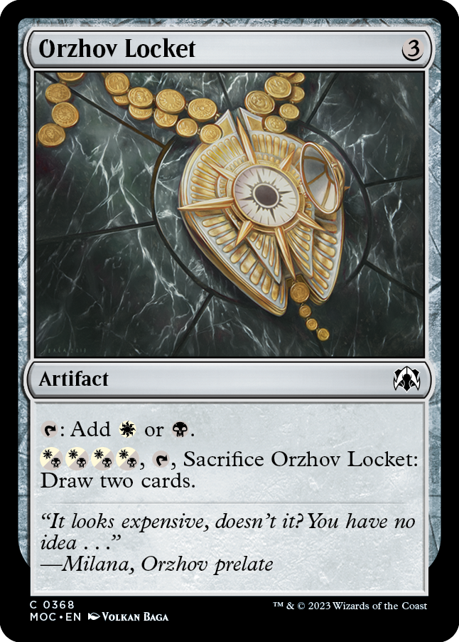 Orzhov Locket [March of the Machine Commander] | Boutique FDB TCG