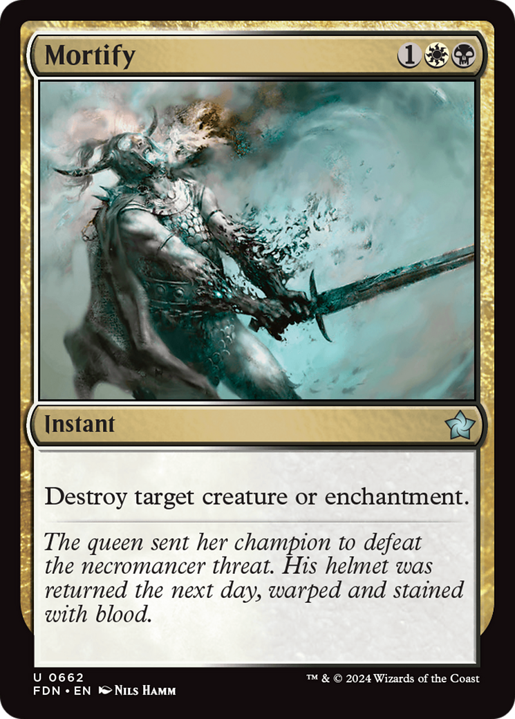 Mortify [Foundations] | Boutique FDB TCG