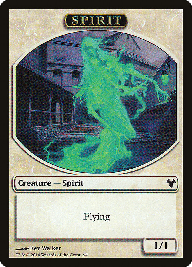 Myr // Spirit Double-Sided Token [Modern Event Deck 2014 Tokens] | Boutique FDB TCG