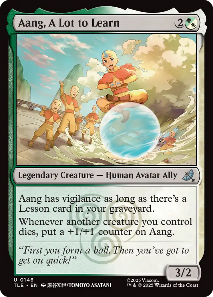 Aang, A Lot to Learn [Avatar: The Last Airbender: Eternal-Legal] | Boutique FDB TCG