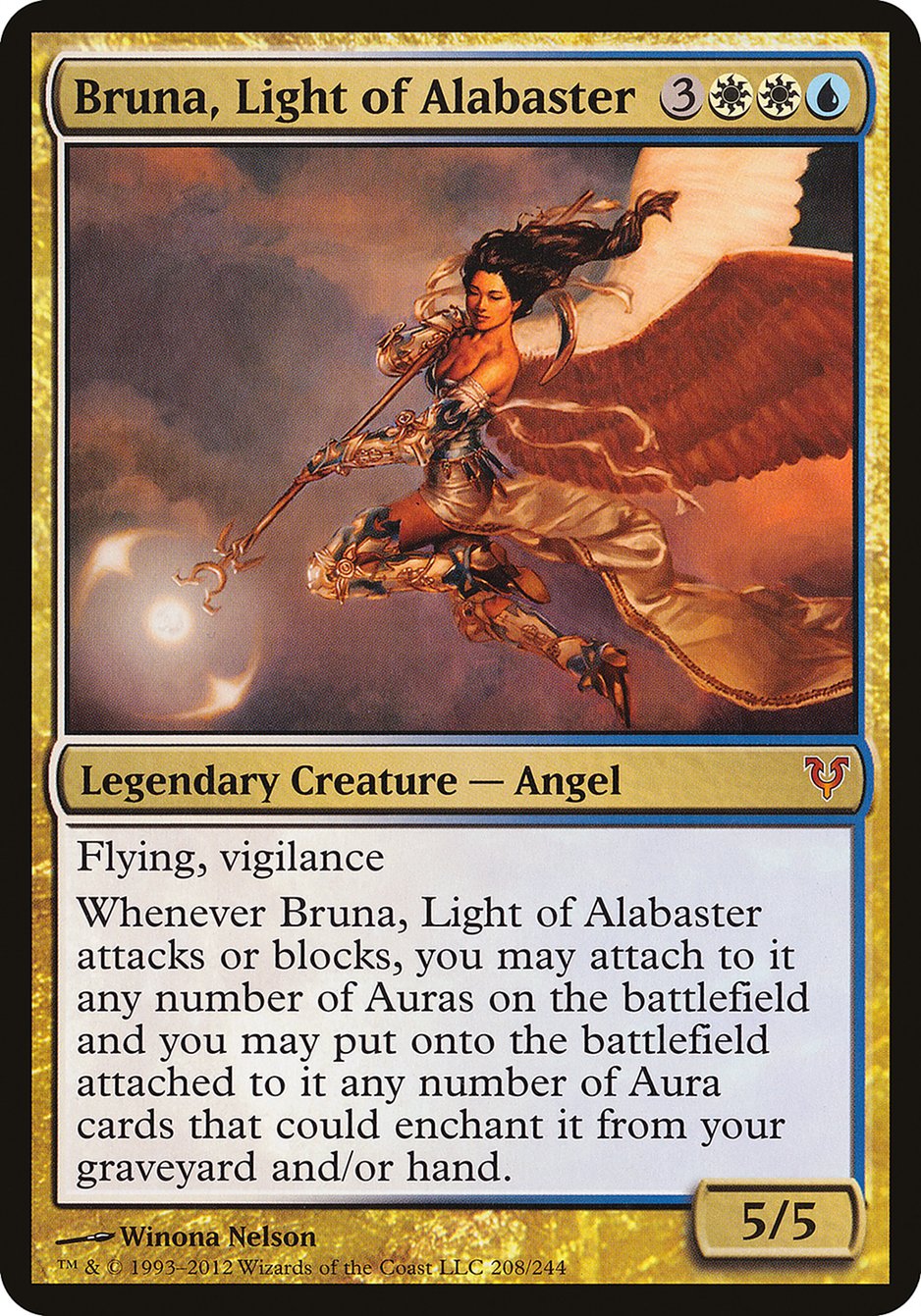 Bruna, Light of Alabaster (Oversized) [Open the Helvault] | Boutique FDB TCG