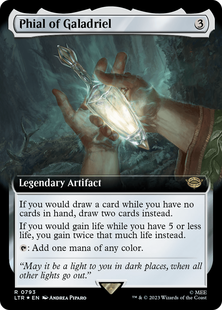 Phial of Galadriel (Extended Art) (Surge Foil) [The Lord of the Rings: Tales of Middle-Earth] | Boutique FDB TCG