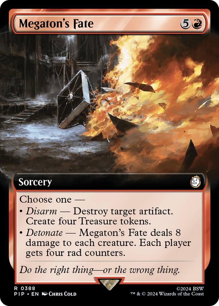 Megaton's Fate (Extended Art) [Fallout] | Boutique FDB TCG