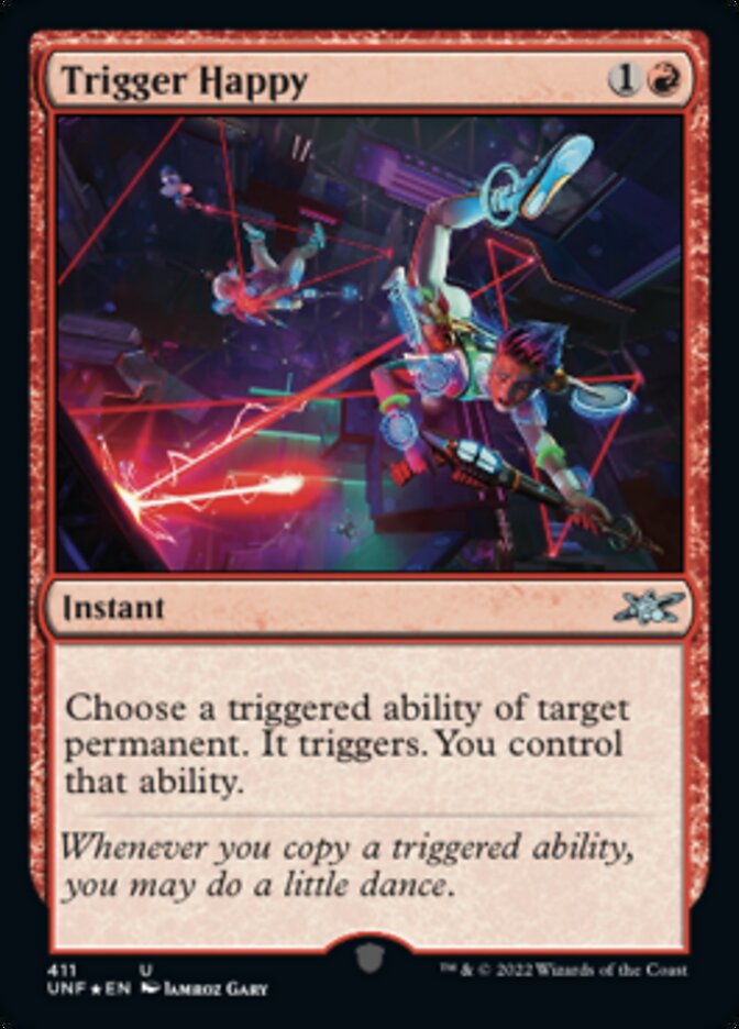 Trigger Happy (Galaxy Foil) [Unfinity] | Boutique FDB TCG