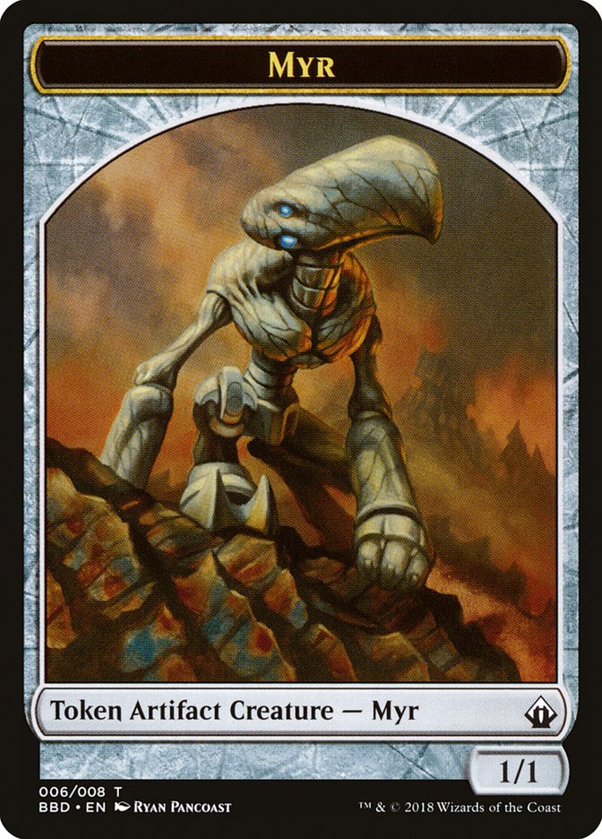 Myr Token [Battlebond Tokens] | Boutique FDB TCG