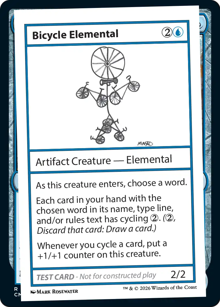 Bicycle Elemental [Mystery Booster Playtest Cards] | Boutique FDB TCG