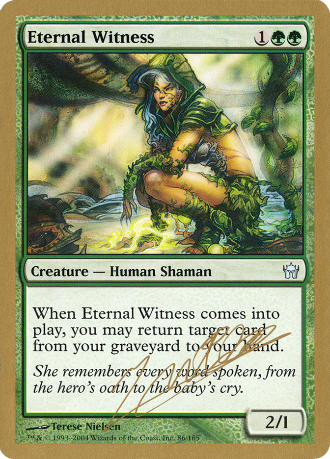 Eternal Witness (Julien Nuijten) [World Championship Decks 2004] | Boutique FDB TCG