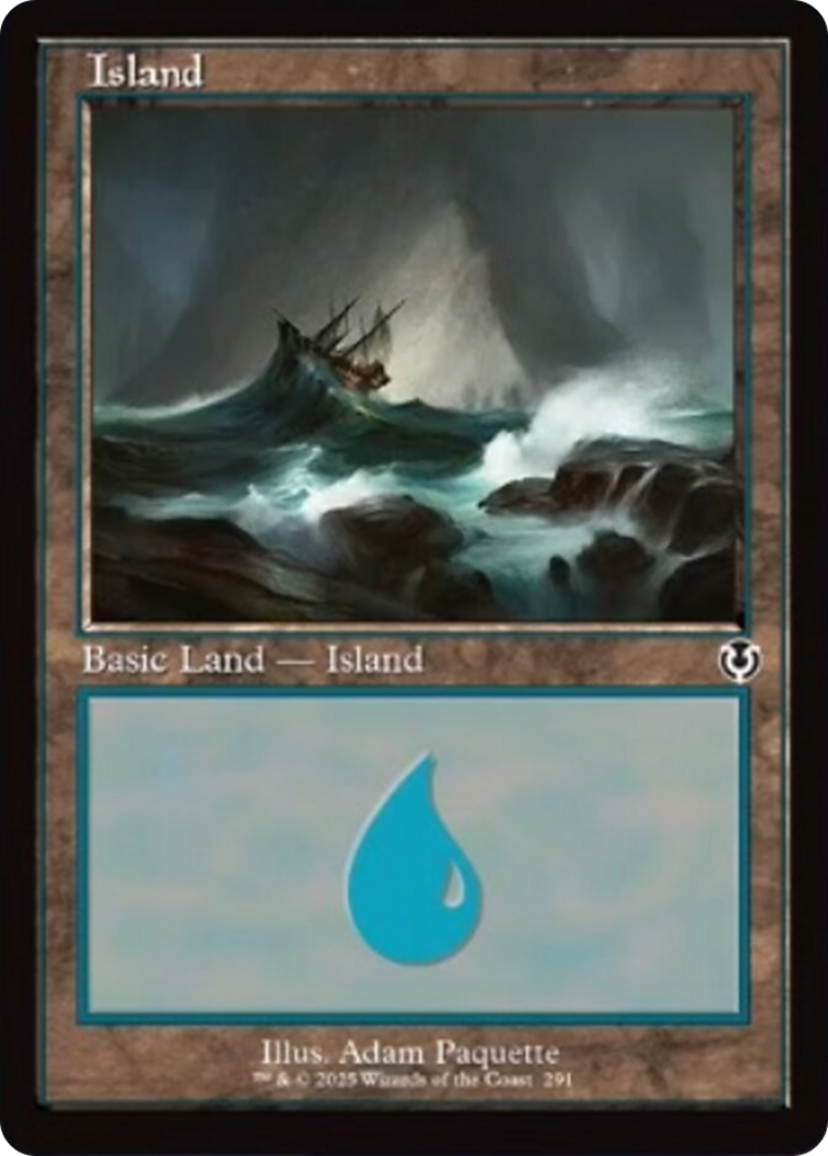 Island (291) (Retro Frame) [Innistrad Remastered] | Boutique FDB TCG