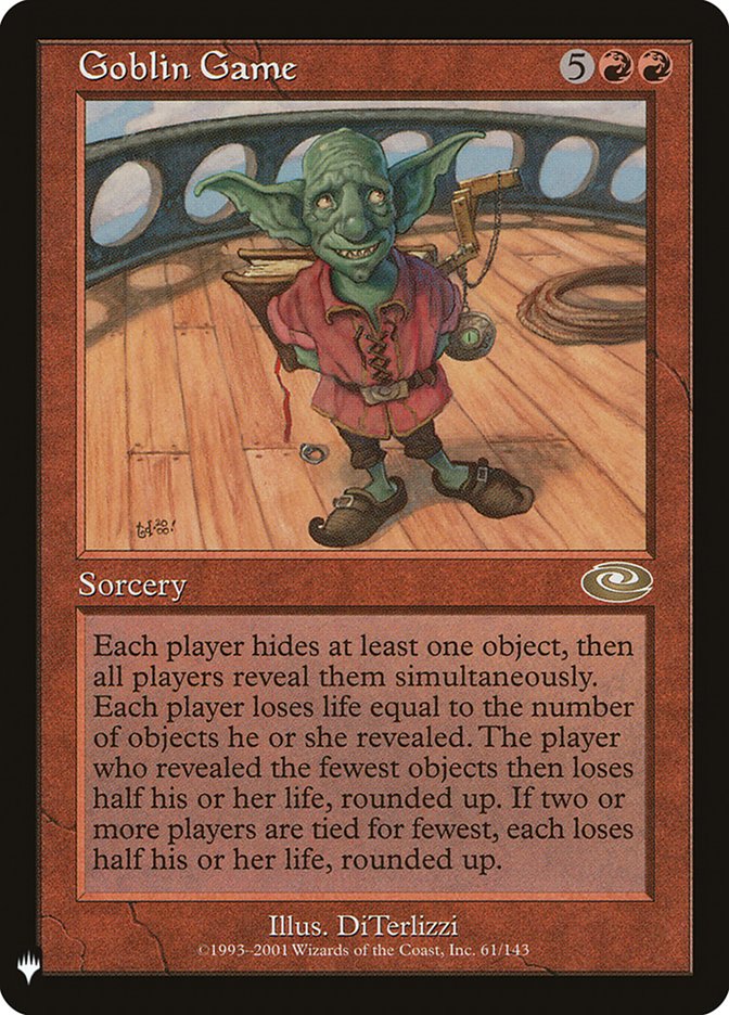 Goblin Game [The List] | Boutique FDB TCG