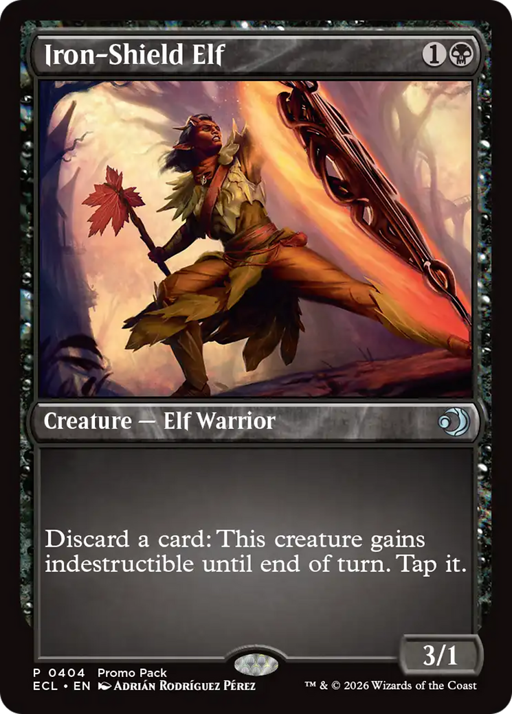 Iron-Shield Elf [Lorwyn Eclipsed Promos] | Boutique FDB TCG