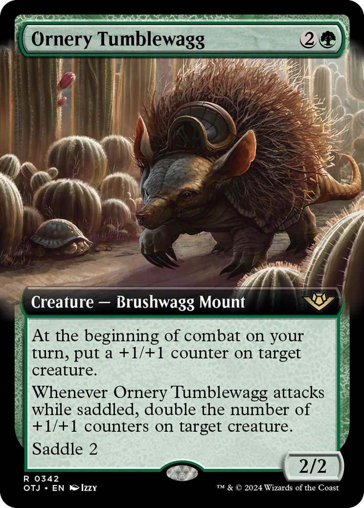 Ornery Tumblewagg (Extended Art) [Outlaws of Thunder Junction] | Boutique FDB TCG