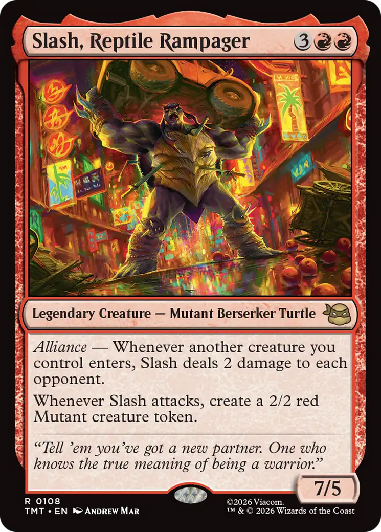 Slash, Reptile Rampager [Teenage Mutant Ninja Turtles] | Boutique FDB TCG