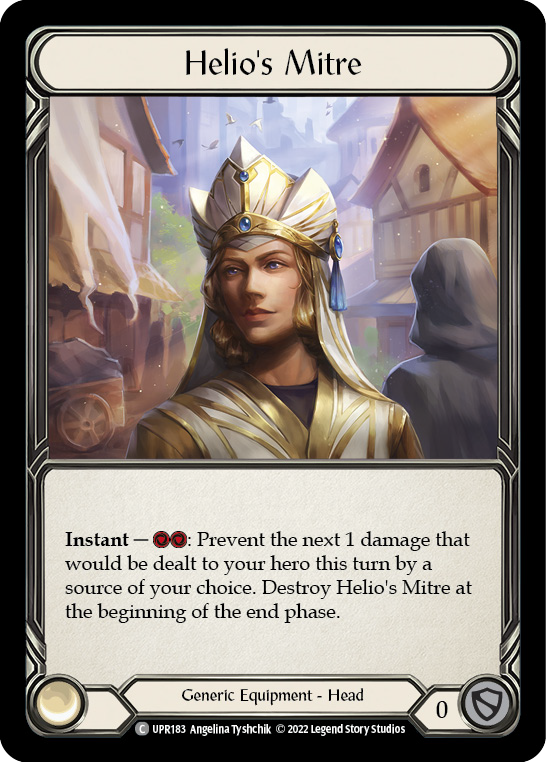 Helio's Mitre [UPR183] (Uprising)  Cold Foil | Boutique FDB TCG