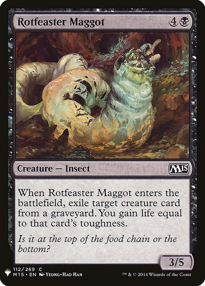 Rotfeaster Maggot [Mystery Booster] | Boutique FDB TCG