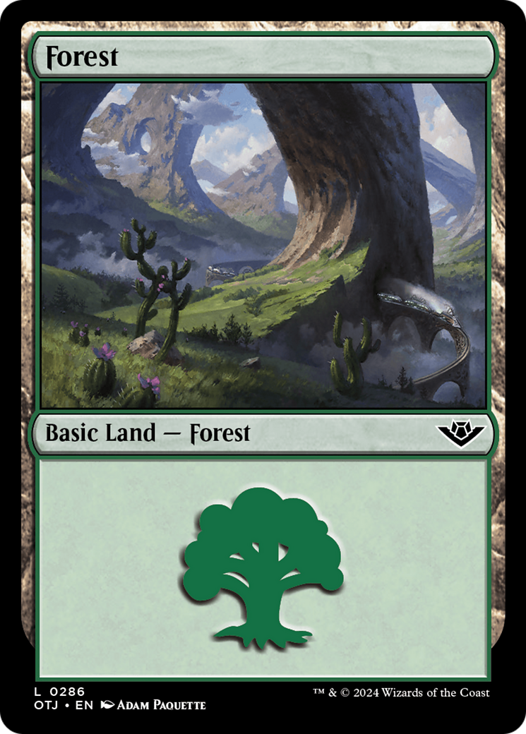 Forest (0286) [Outlaws of Thunder Junction] | Boutique FDB TCG