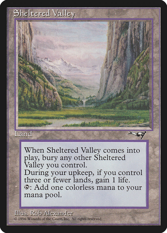 Sheltered Valley [Alliances] | Boutique FDB TCG
