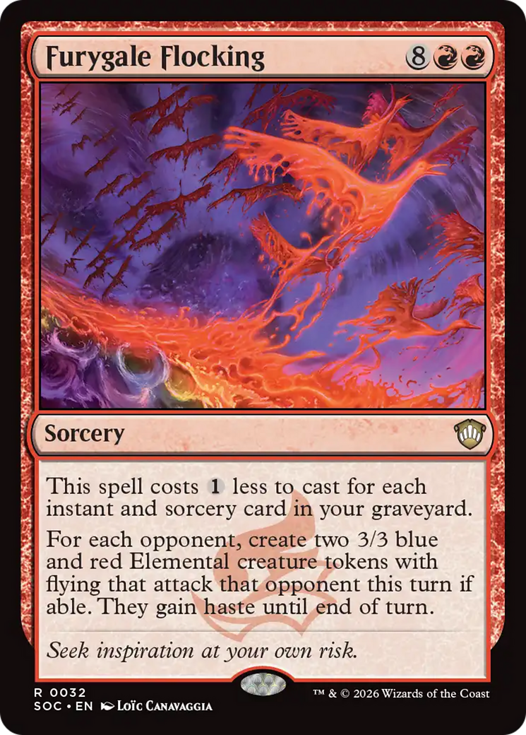 Furygale Flocking [Secrets of Strixhaven Commander] | Boutique FDB TCG