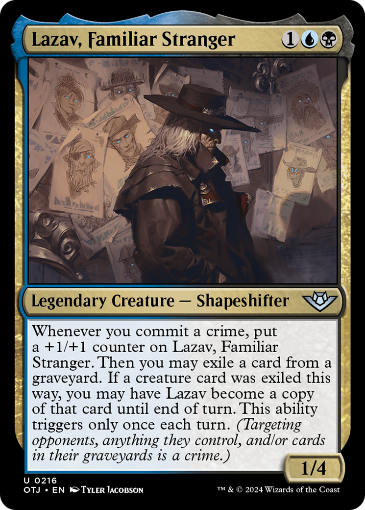 Lazav, Familiar Stranger [Outlaws of Thunder Junction] | Boutique FDB TCG