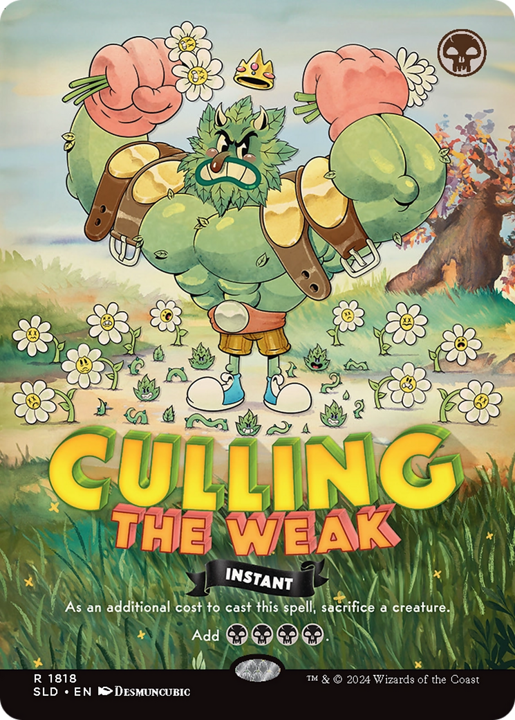 Culling the Weak (Rainbow Foil) [Secret Lair Drop Series] | Boutique FDB TCG