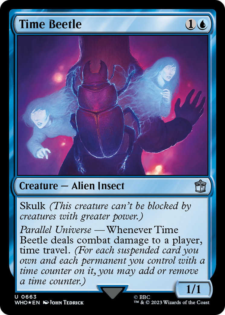 Time Beetle (Surge Foil) [Doctor Who] | Boutique FDB TCG