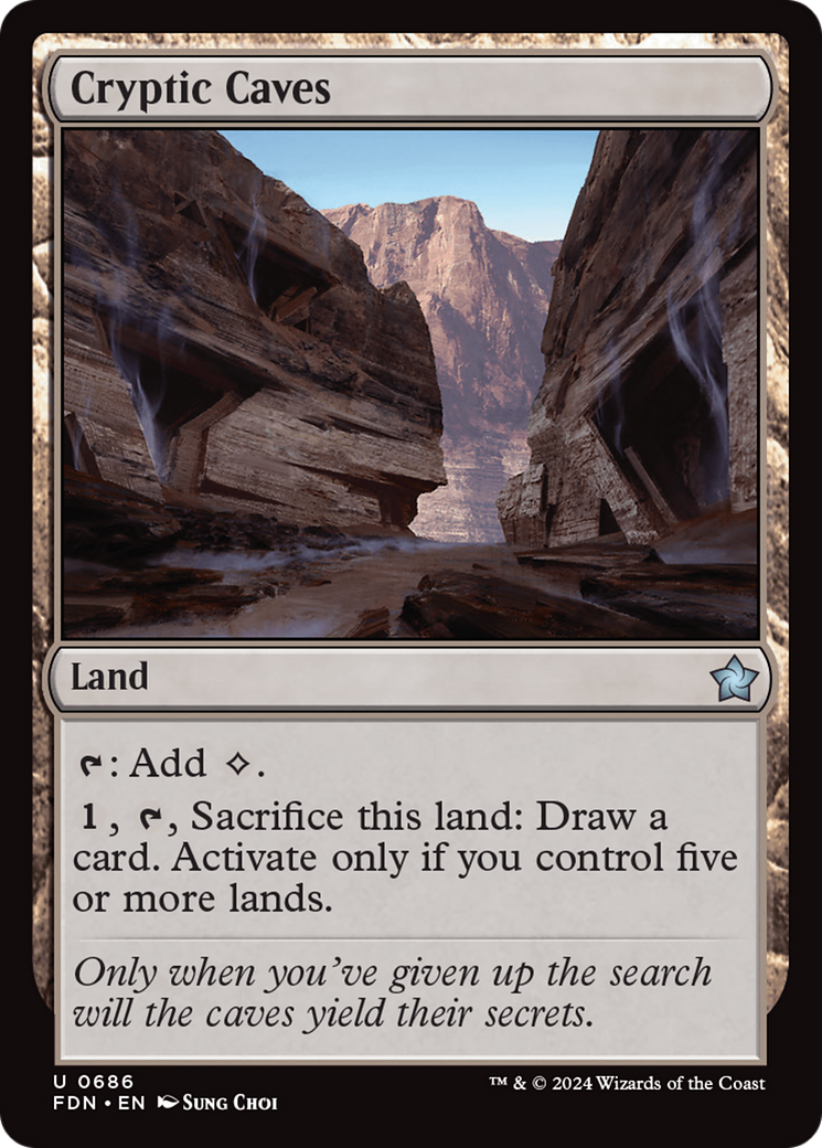 Cryptic Caves [Foundations] | Boutique FDB TCG