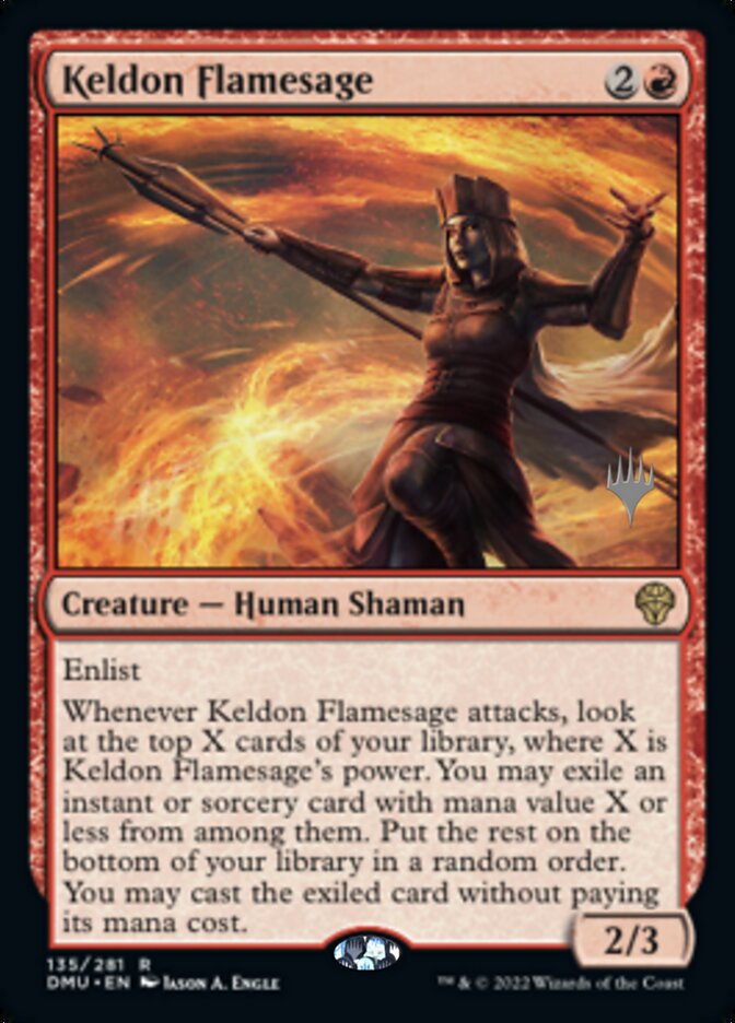 Keldon Flamesage (Promo Pack) [Dominaria United Promos] | Boutique FDB TCG