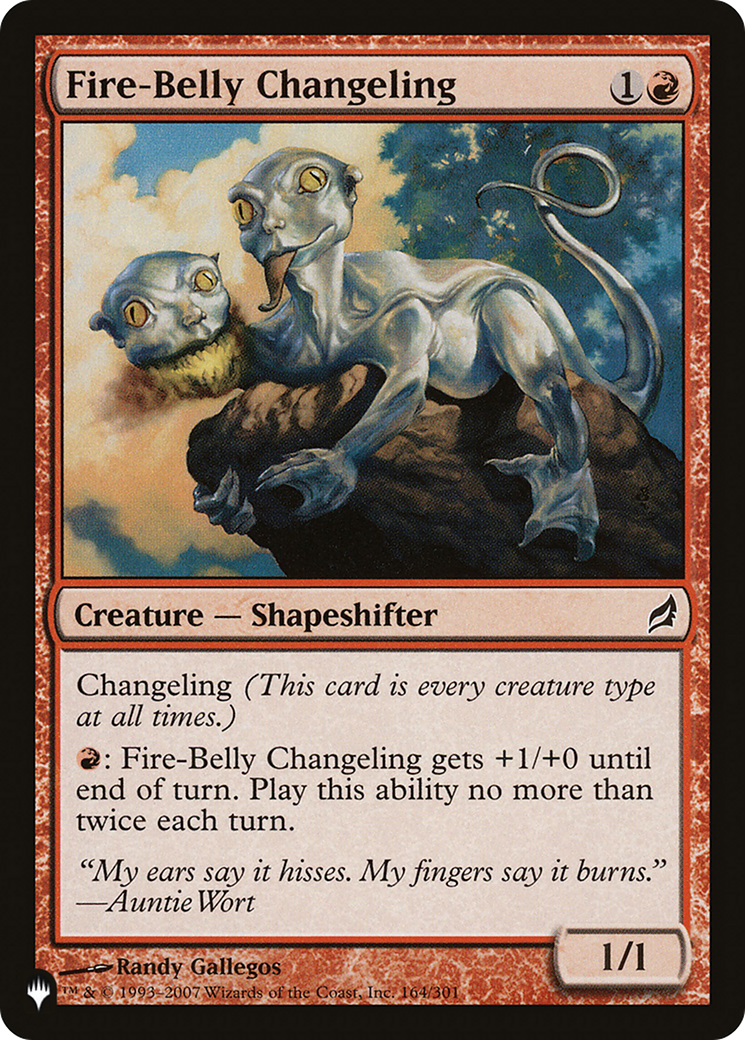 Fire-Belly Changeling [The List Reprints] | Boutique FDB TCG