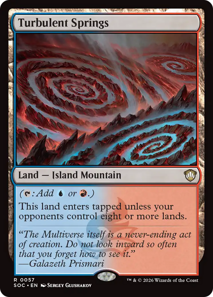 Turbulent Springs [Secrets of Strixhaven Commander] | Boutique FDB TCG